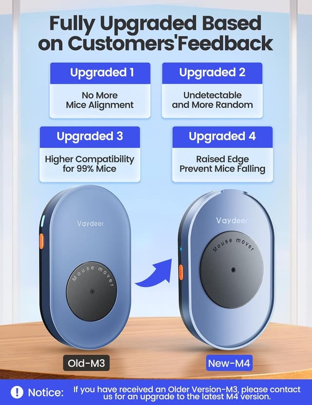 Thumbnail 1 de Vaydeer M4 Mouse Jiggler 2024