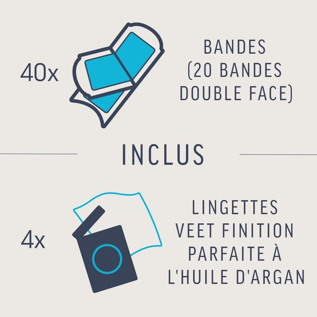 Thumbnail 4 de Veet EXPERT 40 bandes cire froide Corps & Jambes