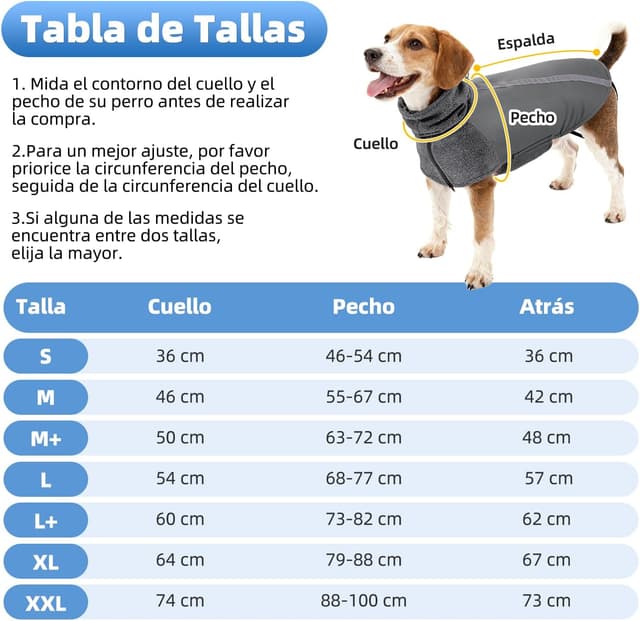 Thumbnail 5 de SlowTon Abrigo para Perro Invierno con Forro Polar