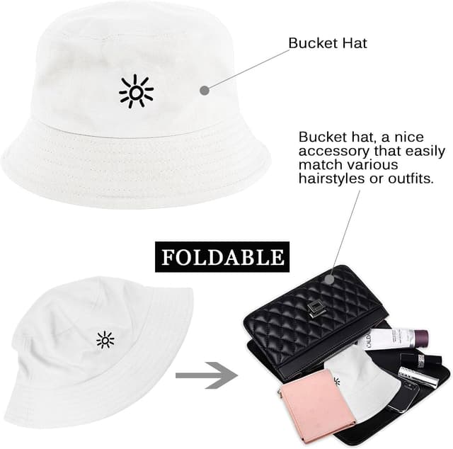 Thumbnail 6 de Tuopuda Bob en coton anti-UV pliable unisexe (homme/femme) – chapeau de pêcheur de voyage