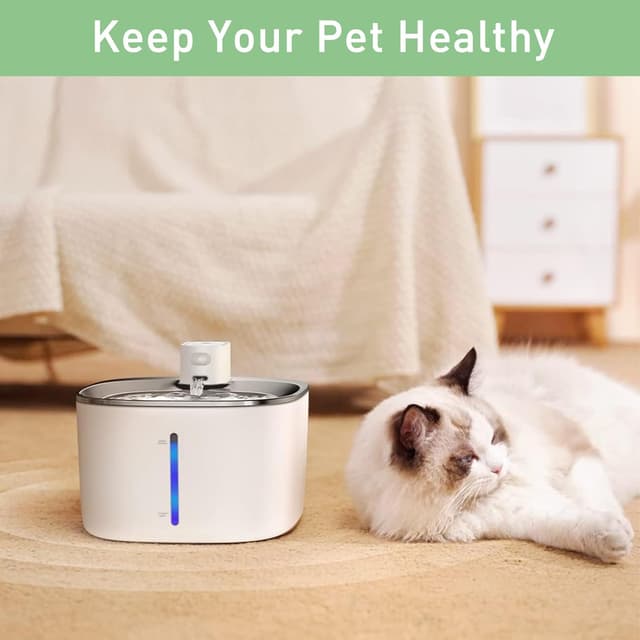 Detalle 2 de 12er Set Ersatzfilter für 4L Katzenbrunnen – Kohle- und Schaumstofffilter (12 Kohle + 24 Schaumstoff)