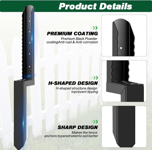 Thumbnail 5 de Fence Post Repair Stakes Kit