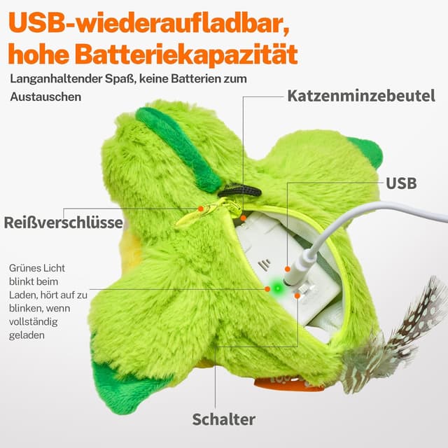 Thumbnail 6 de Toozey Interaktives Katzenspielzeug 16 cm đŸ