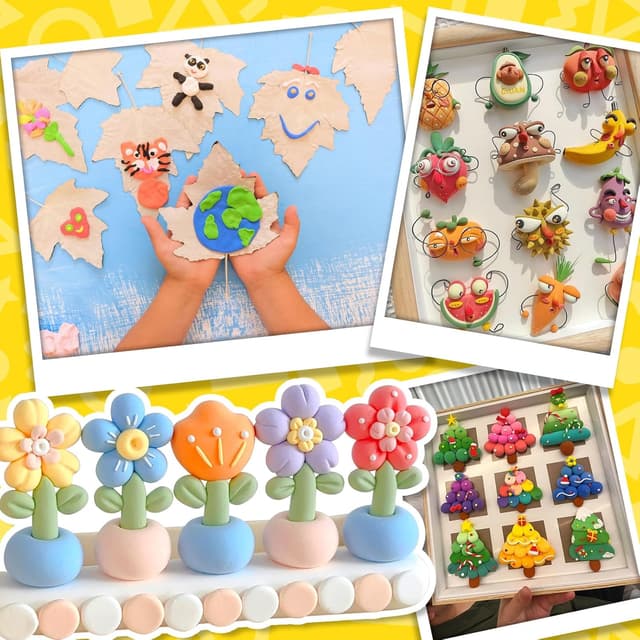 Thumbnail 5 de Air Dry Clay 36 Colour Modelling Kit