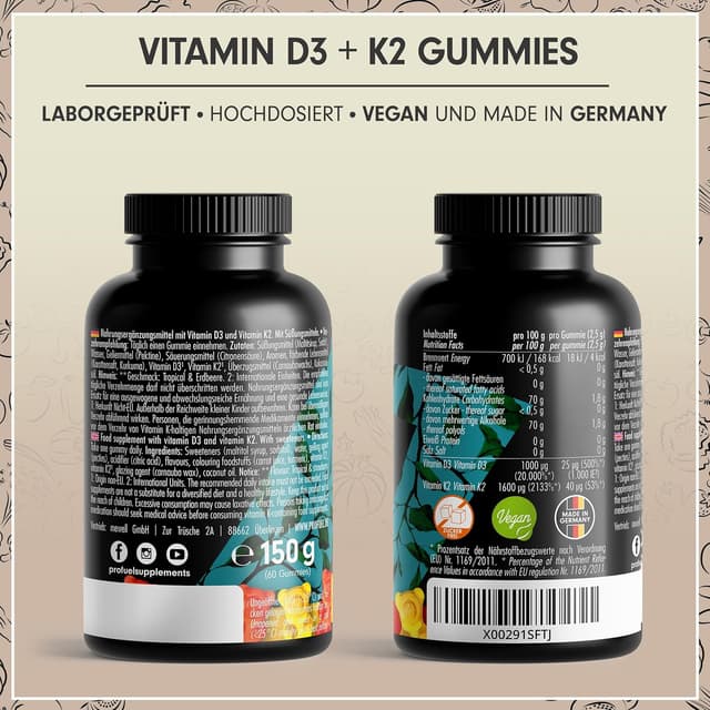 Thumbnail 5 de Vitamin D3 + K2 Gummies 60x