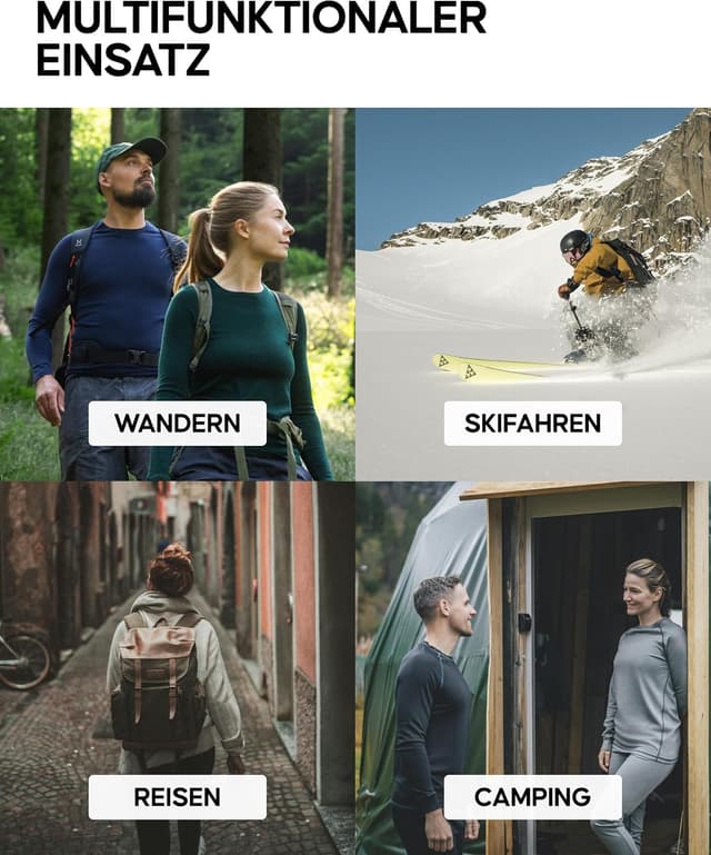 Detalle 2 de Danish Endurance Thermounterwäsche Ski Set