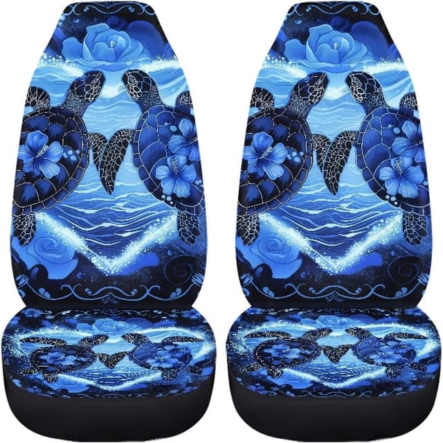 Thumbnail 3 de ZIATUBLES Vintage Floral Turtle Seat Covers