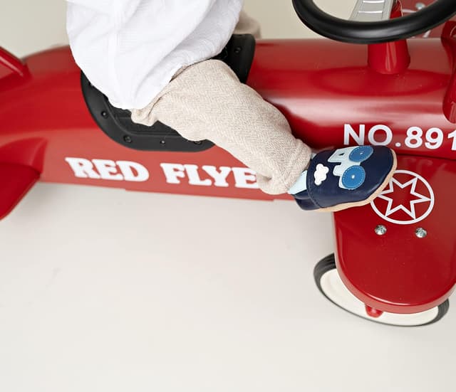 Thumbnail 6 de ENGEL + PIRATEN Krabbelschuhe aus Leder mit rutschhemmender Sohle – für Krabbeln, Laufenlernen & als Hausschuhe