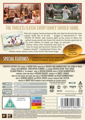 Detalle 2 de Sound Of Music DVD Reino Unido 📀