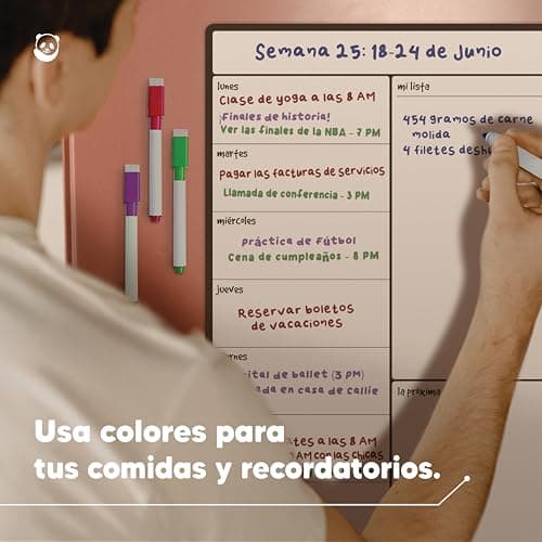 Thumbnail 5 de Smart Panda Pizarra Magnética A3 para nevera 📋