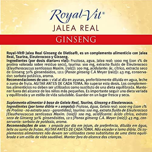 Thumbnail 3 de Dielisa Royal Vit Jalea Real Ginseng 1000 mg — 20 viales 💊