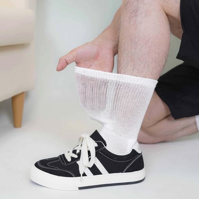 Detalle 2 de LOFIR chaussettes diabétiques coton 4 paires