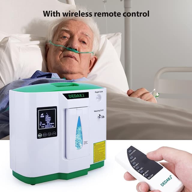 Thumbnail 6 de DEDAKJ Oxygen Machine (1–7l/min) with accumulated time adjustment and wireless remote control