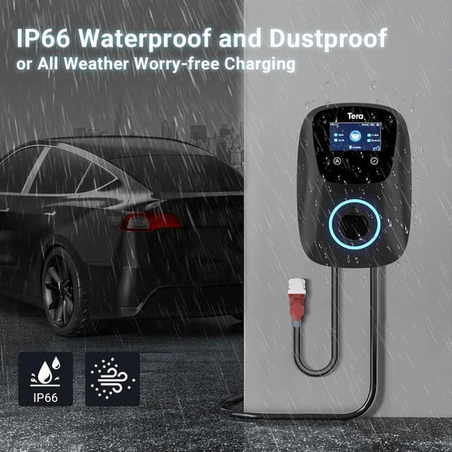 Thumbnail 3 de Tera Chargeur Triphasé Type 2 22 kW 32 A Gris