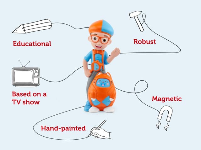 Detalle de tonies Blippi Audio Character 63 min