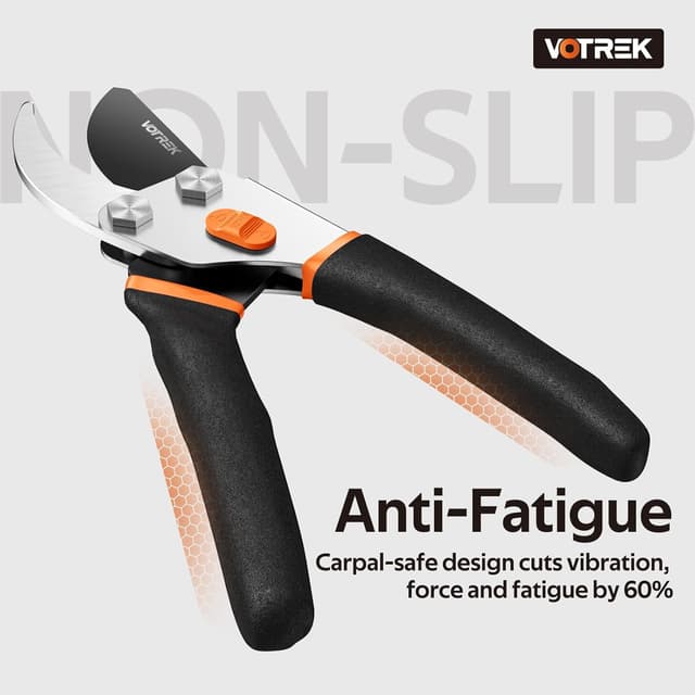 Thumbnail 4 de VOTREK Bypass Secateurs 8.5" SK5 steel blade ✂