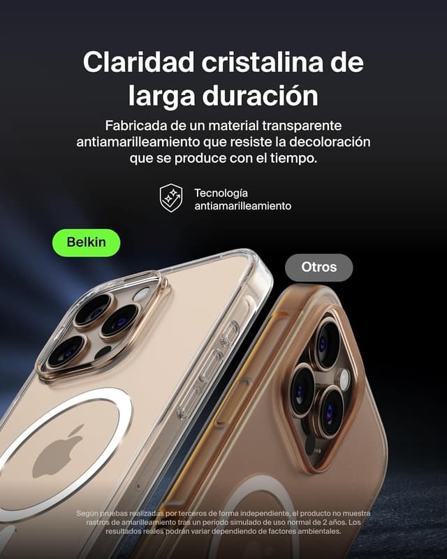 Thumbnail 4 de Belkin SheerForce Funda MagSafe para iPhone 16 Pro Max