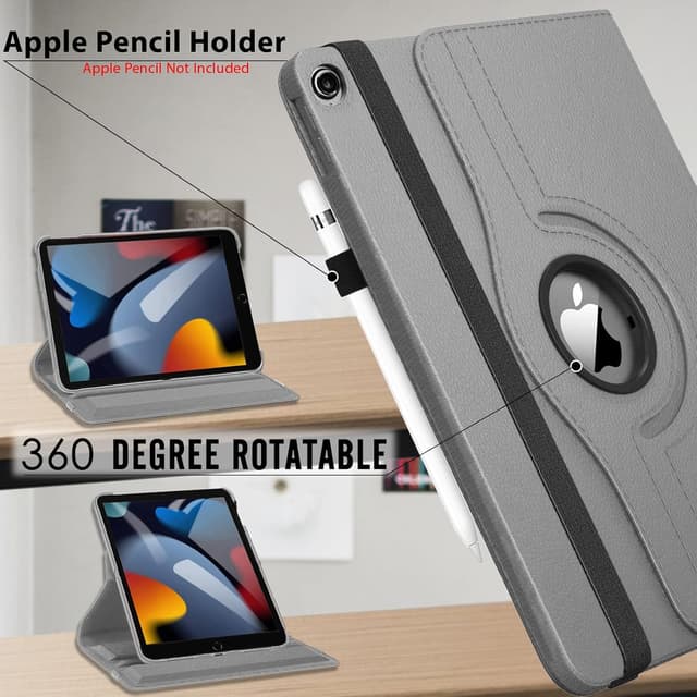 Detalle 2 de GADGET ARMOUR iPad 9th Generation Case 10.2 Inch Rotating