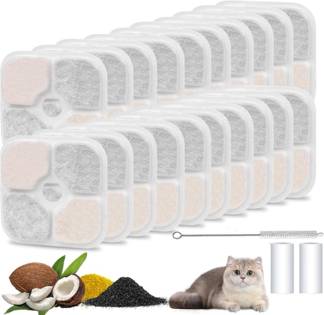 Imagen de PARTSEE 20 Stk Katzenbrunnenfilter 🐱 en OfertitasTOP