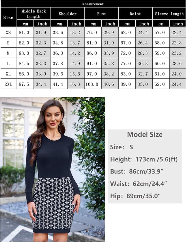 Thumbnail 5 de Gyabnw robe pull femme tricot col rond