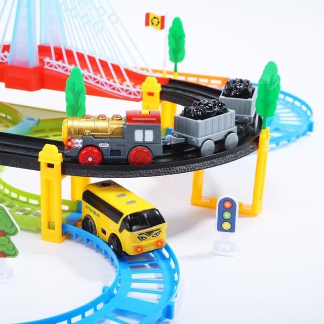 Thumbnail 2 de EagleStone Dinosaur Race Track Set 233-piece toy car track