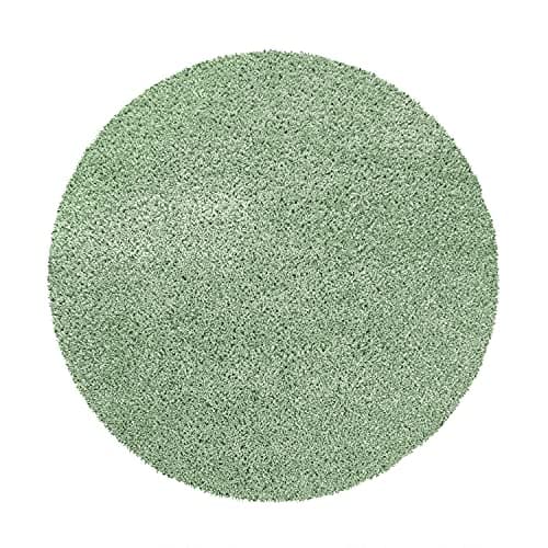 Thumbnail 8 de Paco Home Tapis Shaggy Vert 70x140 cm 🛋