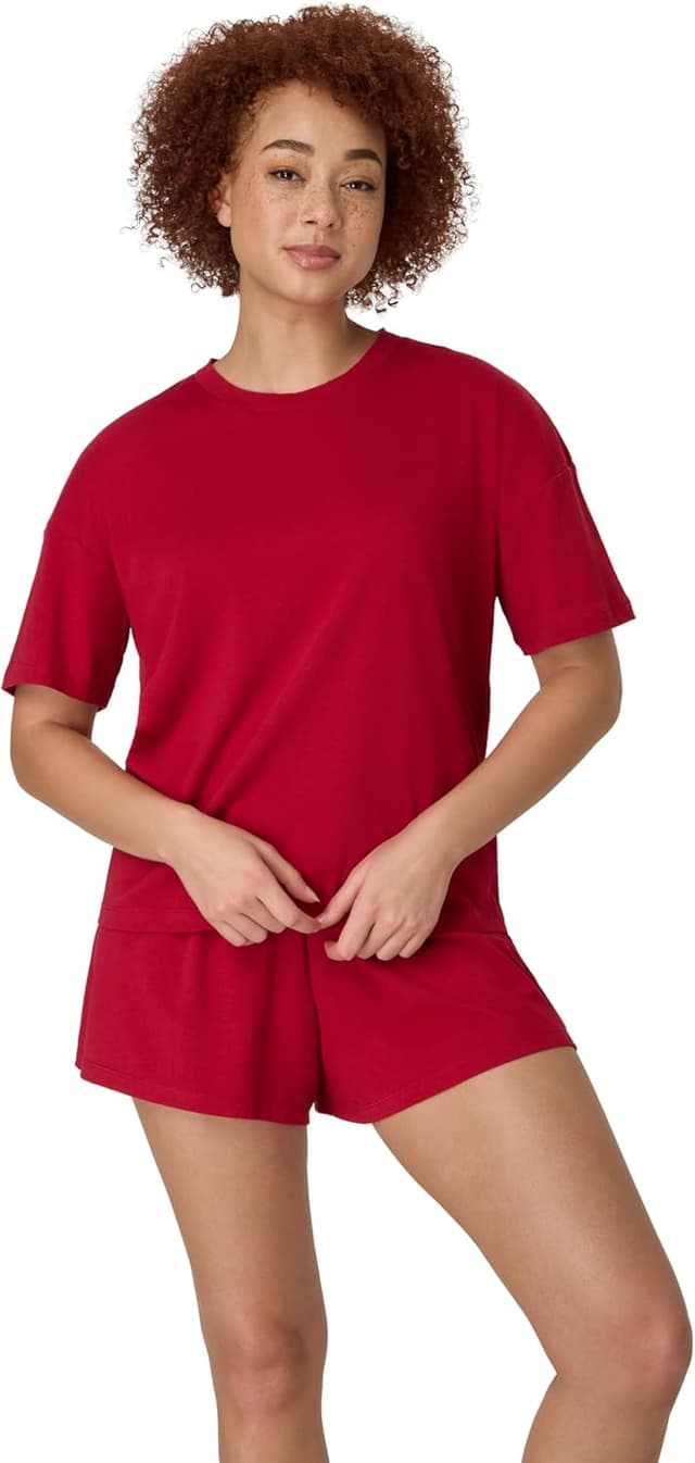 Thumbnail 6 de Hanes Women’s Pajamas Set (Comfywear) — SupertSoft T-Shirt & Sleep Shorts