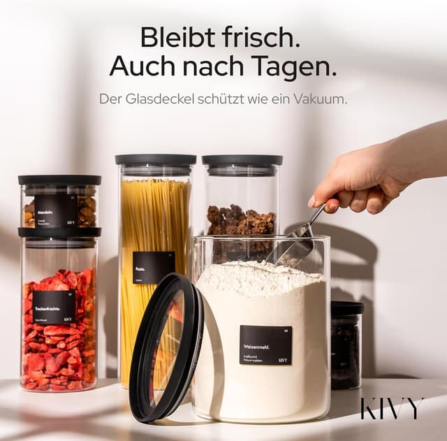 Thumbnail 6 de KIVY Vorratsgläser 3x 1200ml 🥫