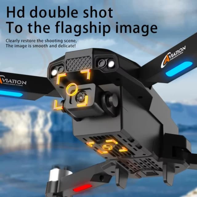 Detalle 1 de Dron Klack F205 con doble cámara 4K y pantalla LCD 📸