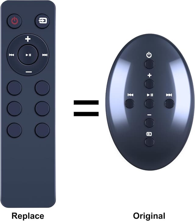 Detalle 2 de TCNOUMT replacement remote control for B&W Bowers & Wilkins MM1 active multimedia speaker