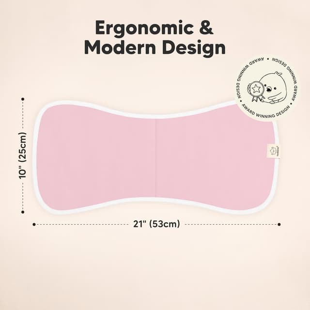 Detalle 2 de Organic Burp Cloths 5-Pack