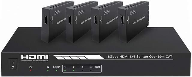 Detalle de Monoprice 4K HDMI 2.0 1x4 Splitter