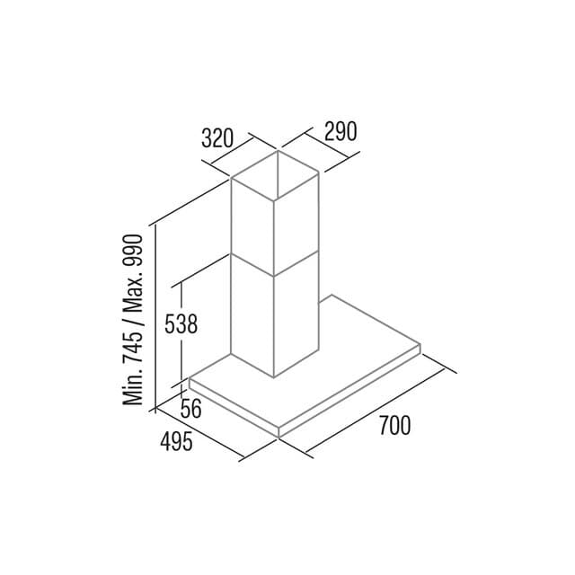 Thumbnail 1 de Cata SYGMA 7010 X campana decorativa 3 velocidades