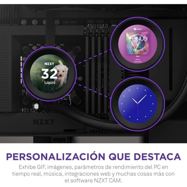 Detalle 2 de NZXT Kraken Elite 280 kit refrigeración líquida