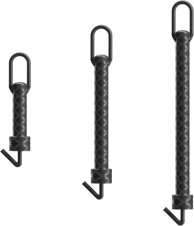 Detalle de Heckklappenaufsteller für Tierlüftung mit Kofferraum-Entriegelung (12 inch) – Car Door Lock / Latch Hook Hundegitter für Heckklappe