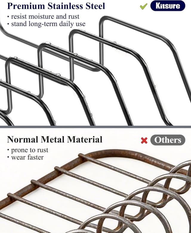 Thumbnail 5 de Kitsure Large Dish Drying Rack Extendable