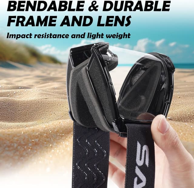 Detalle 2 de SAKOU Anti-Fog Kids Youth Motorcycle Motocross Goggles (Ages 3–12)