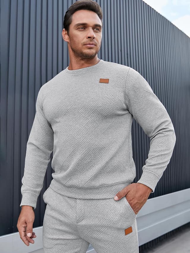 Thumbnail 2 de JMIERR Herren Jogginganzug Set 2-Teilig