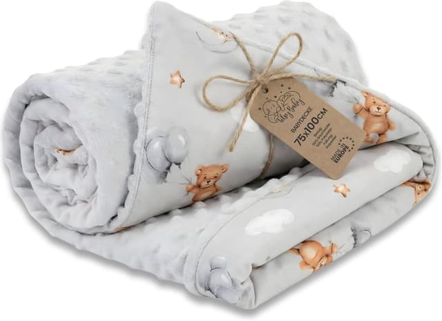 Detalle de Couverture bébé 75x100 Coton Oeko-Tex