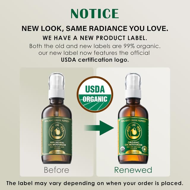 Detalle 2 de Ancient Greek Remedy Face Oil for Dry Skin (Organic, Unscented) — Jojoba, Rosehip, Almond & Vitamin E, 4 oz