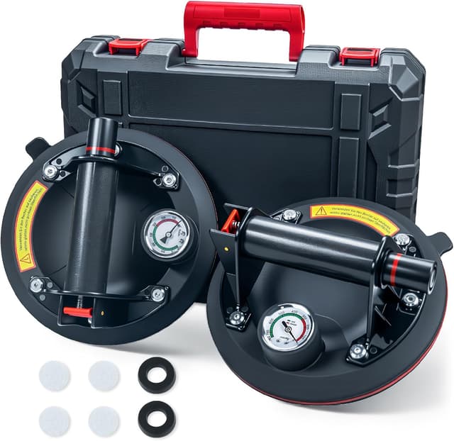 Imagen de Saugheber Glassauger 220KG mit Manometer en OfertitasTOP