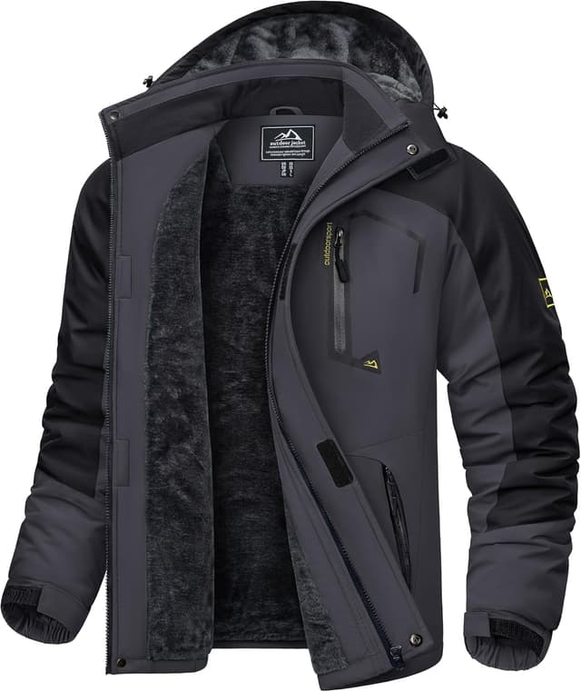 Thumbnail 1 de KEFITEVD Herren Skijacke wasserdicht, warm, atmungsaktiv