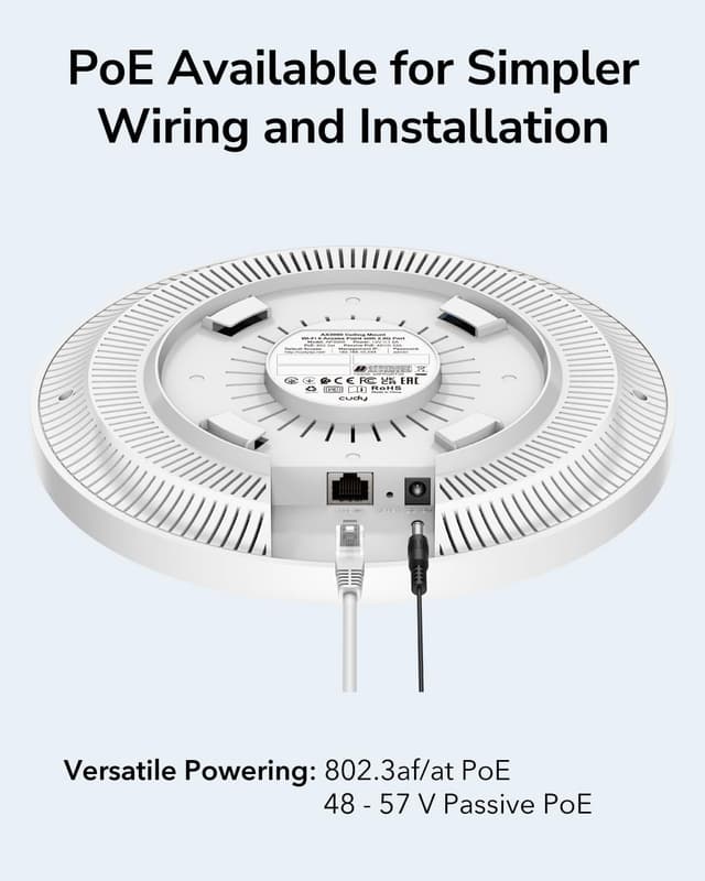 Detalle de Cudy AX3000 AP3000 WiFi 6 2.5G Access Point