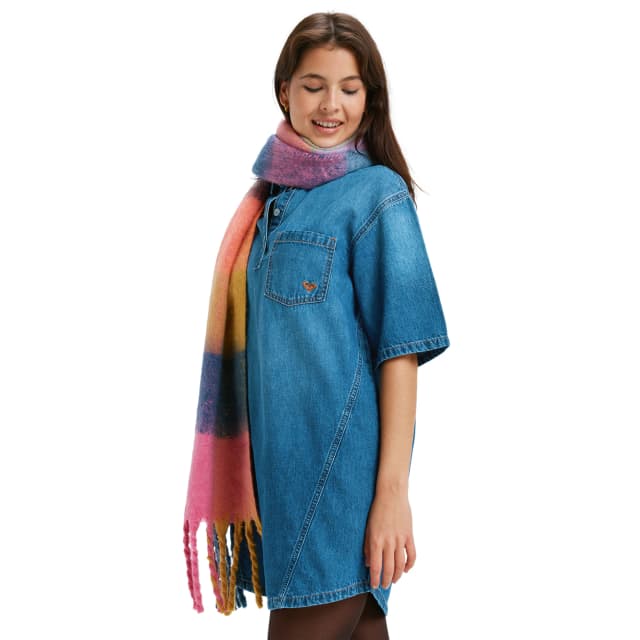 Thumbnail 1 de Roxy Afternoon Skies minivestido denim 100% algodón orgánico 👗