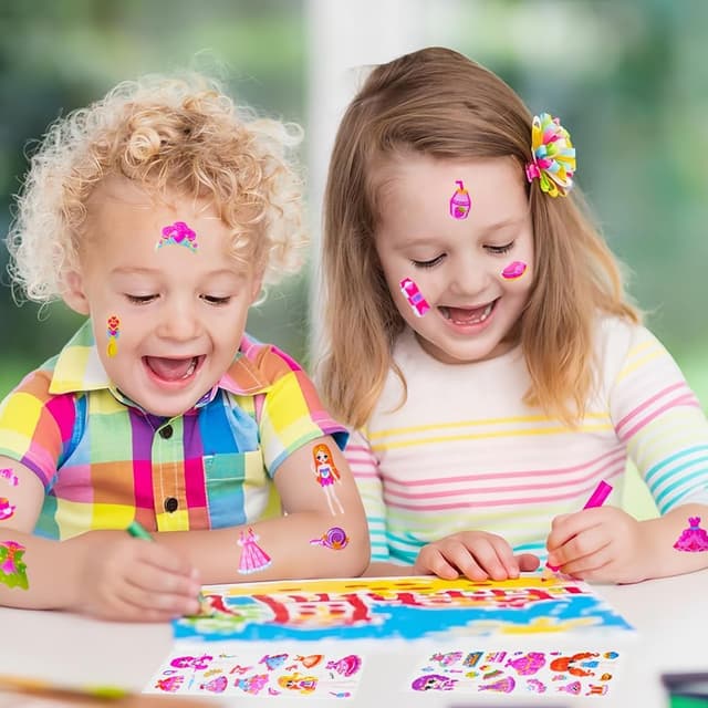 Thumbnail 4 de Vicloon Pegatinas 3D para niños 24 hojas