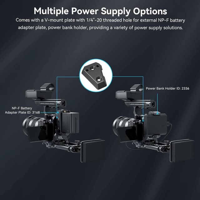 Thumbnail 5 de SMALLRIG 4063 V-Mount Battery Plate for DSLR