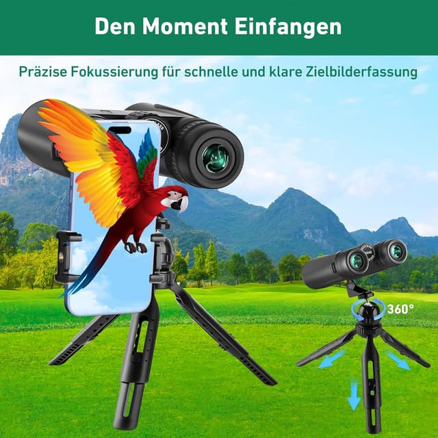 Thumbnail 3 de Kussla 12x42 HD Fernglas fĂŒr Vogelbeobachtung đ