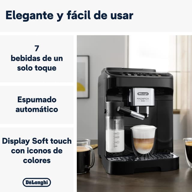 Thumbnail 1 de De'Longhi Magnifica Evo Cafetera Automática ☕ 7 Recetas