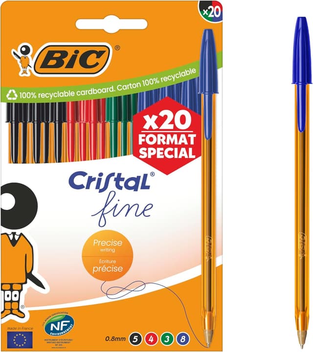 Detalle de BIC Original Crystal Fine 0,8 mm penna