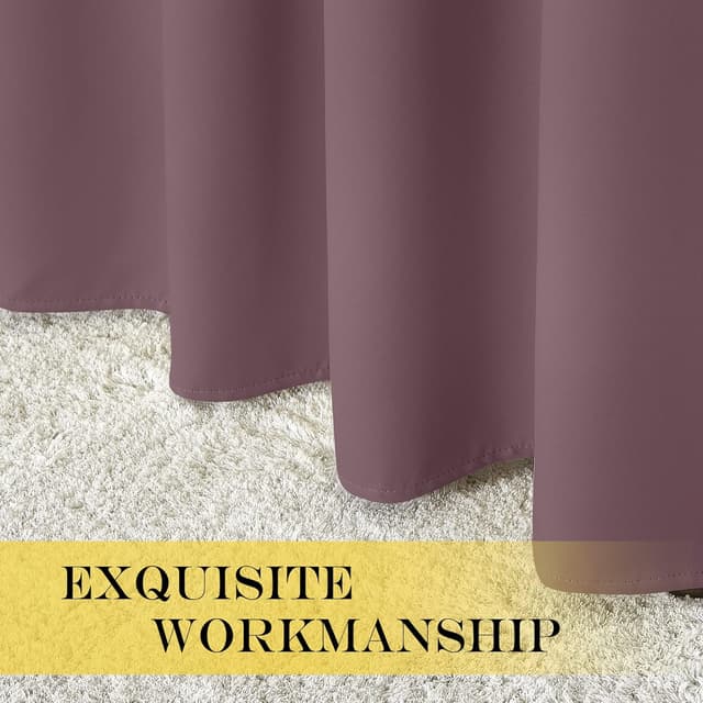 Thumbnail 5 de NICETOWN Blackout Curtain 52 x 90 in Thermal Panel 🪟